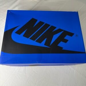 BOX ONLY! Jordan 1 Retro Low OG Nike White/Black Game Royal Sz 17 BOX ONLY!